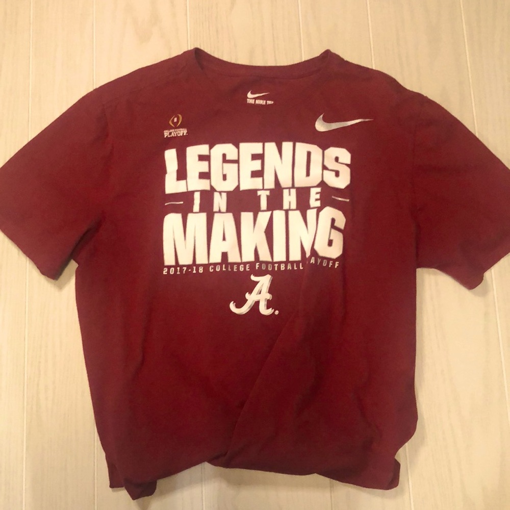 Nike University of Alabama Crimson T-shirt, size XL